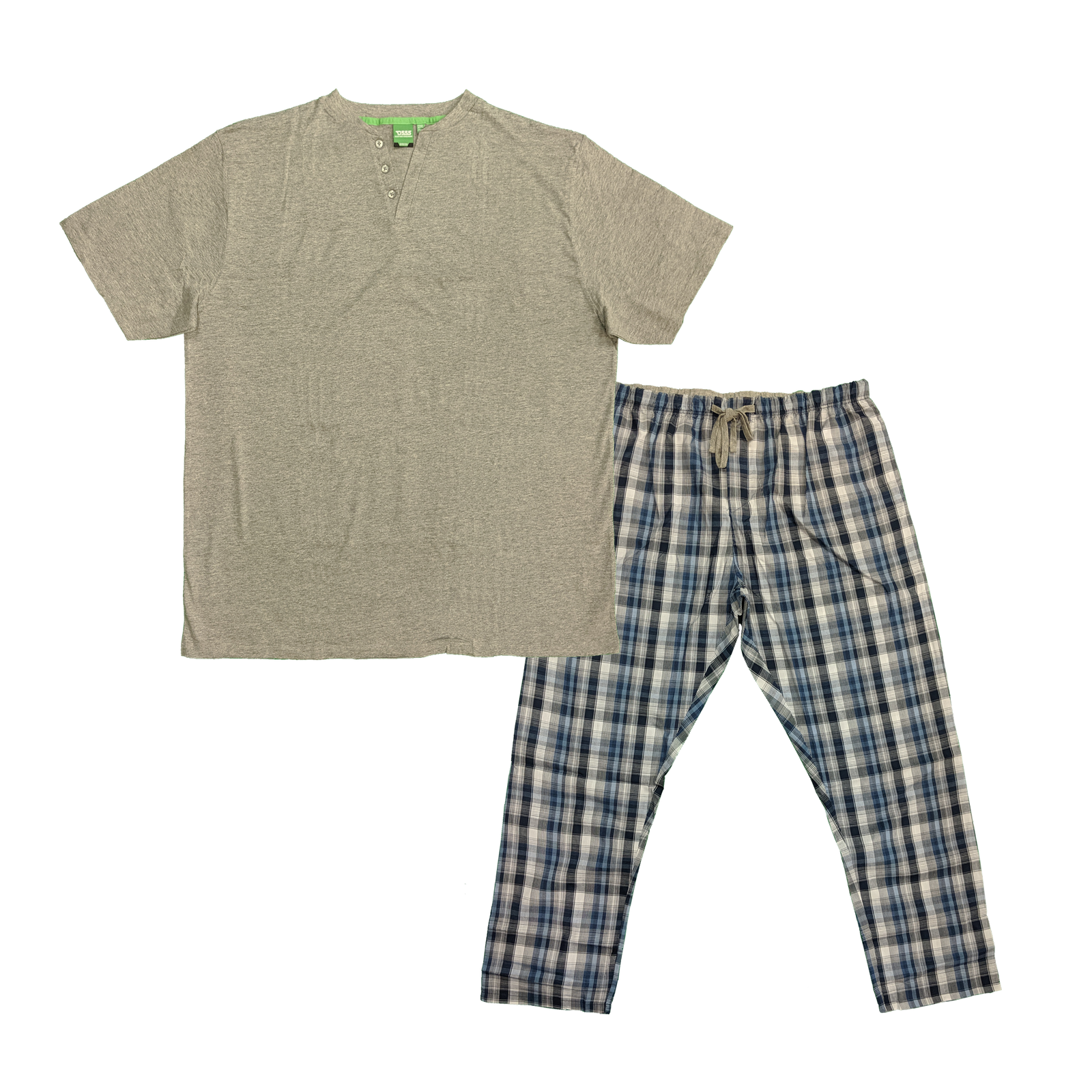 D555 PJs (T-Shirt & Trousers) - KS17516 - Grey
