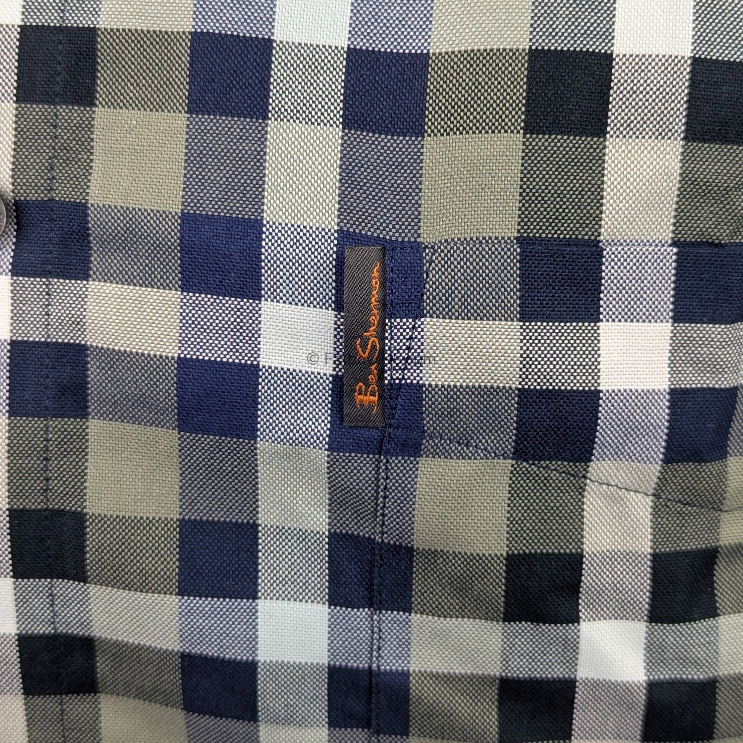 Ben Sherman S/S Shirt - 0049966IL - Olive 3