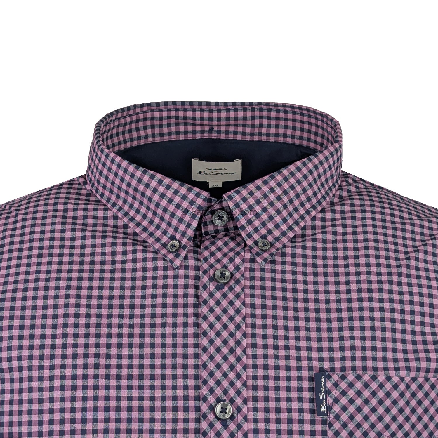 Ben Sherman S/S Shirt - 0059142IL - Violet 2