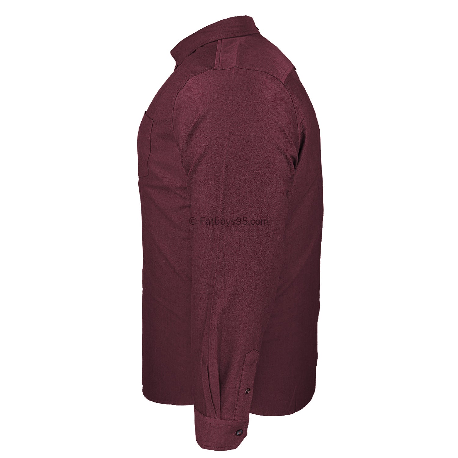 Ben Sherman L/S Oxford Shirt - 0065094IL - Wine 4