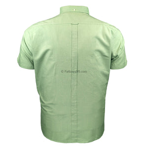 Ben Sherman S/S Oxford Shirt - 0065095IL - Grass Green 3