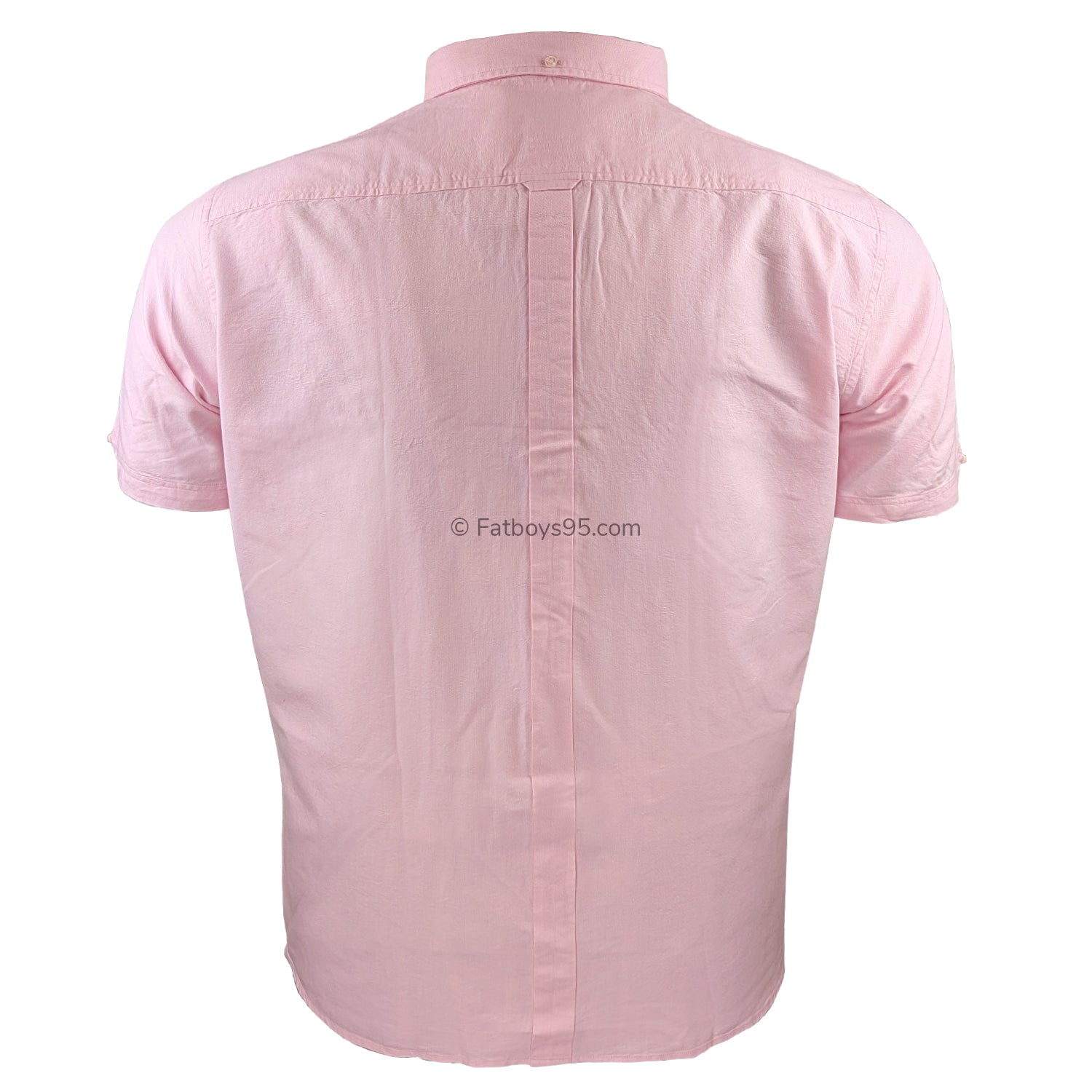 Ben Sherman S/S Oxford Shirt - 0065095IL - Light Pink 4