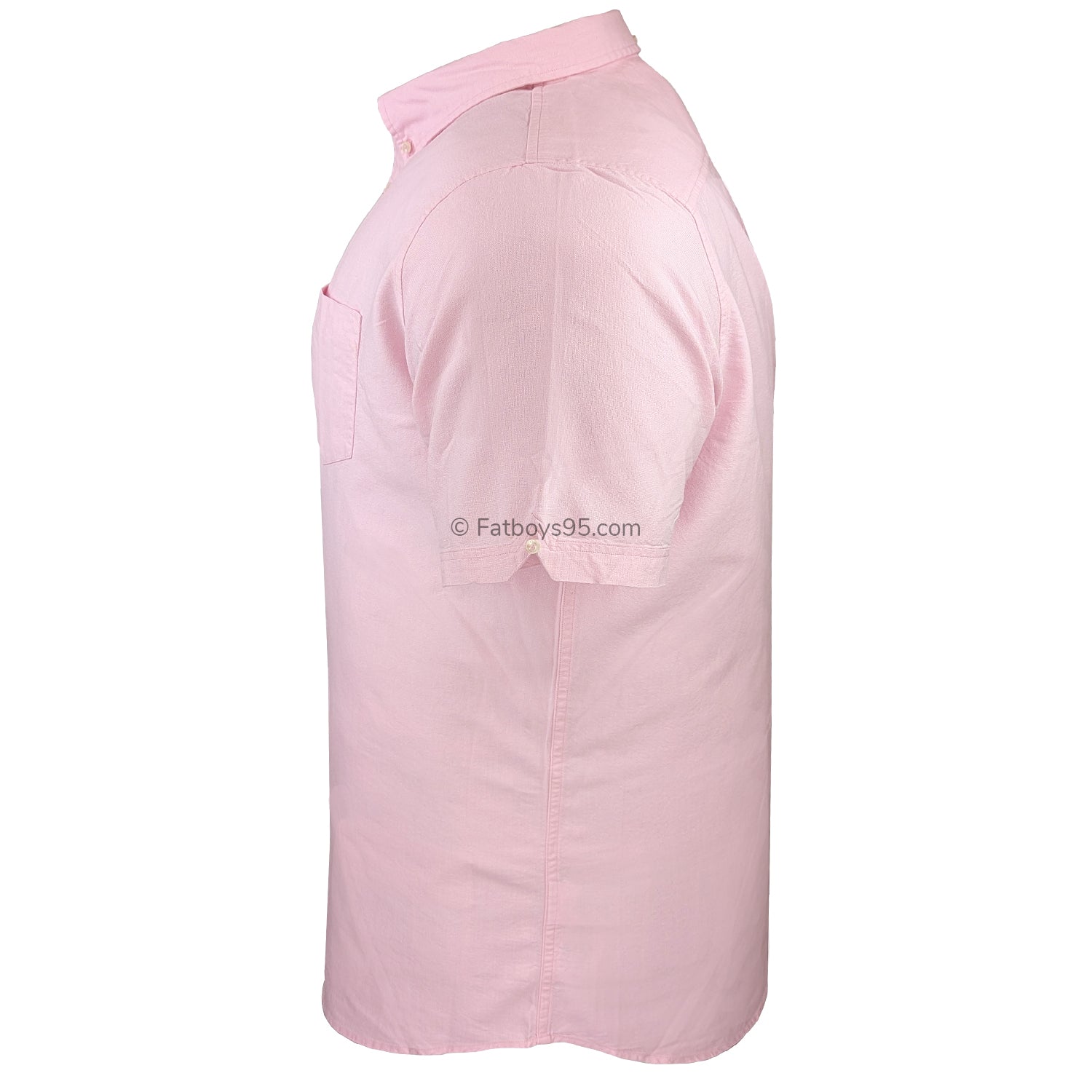 Ben Sherman S/S Oxford Shirt - 0065095IL - Light Pink 5