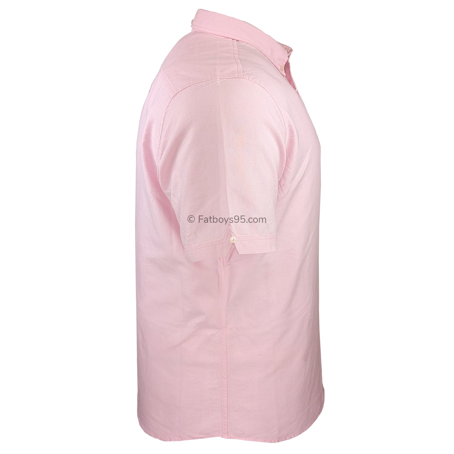 Ben Sherman S/S Oxford Shirt - 0065095IL - Light Pink 6