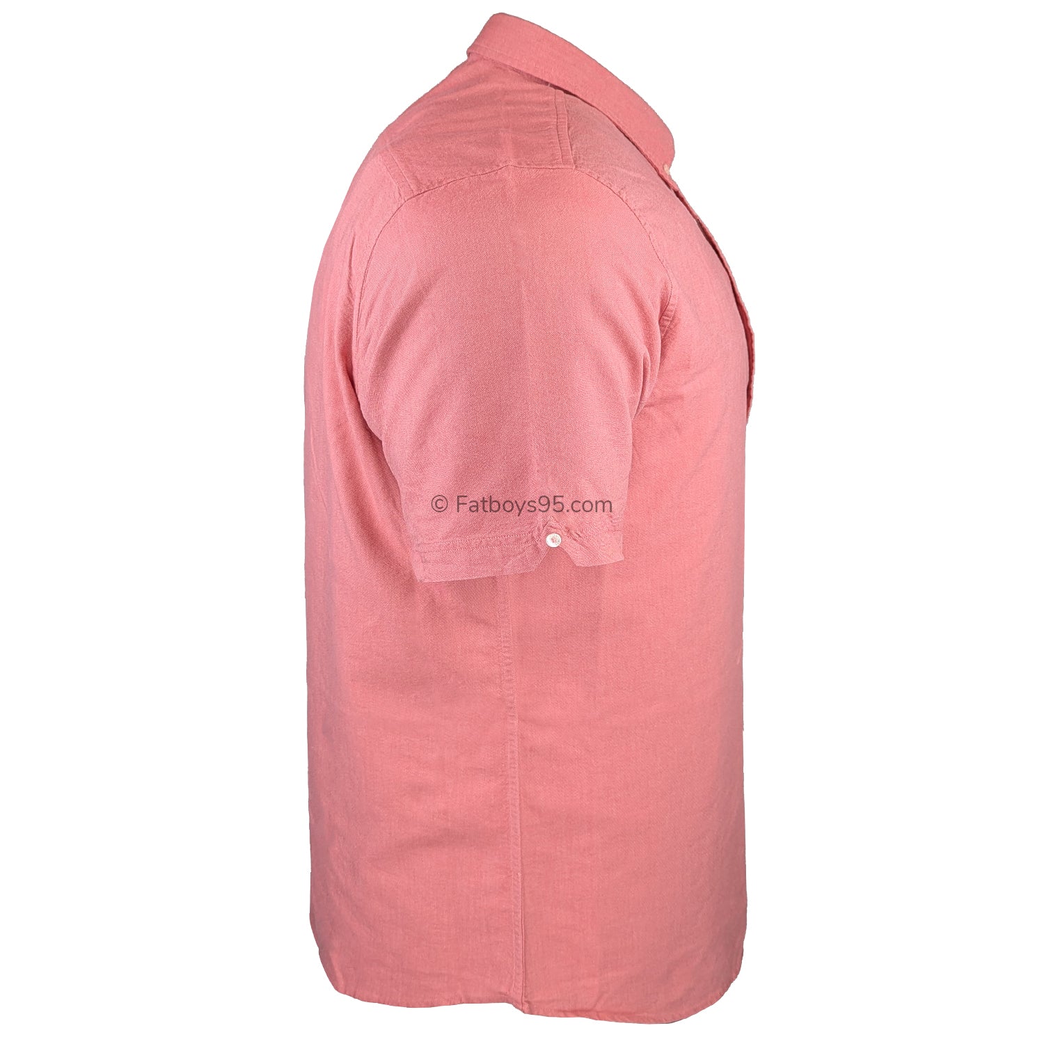 Ben Sherman S/S Oxford Shirt - 0065095IL - Raspberry 5