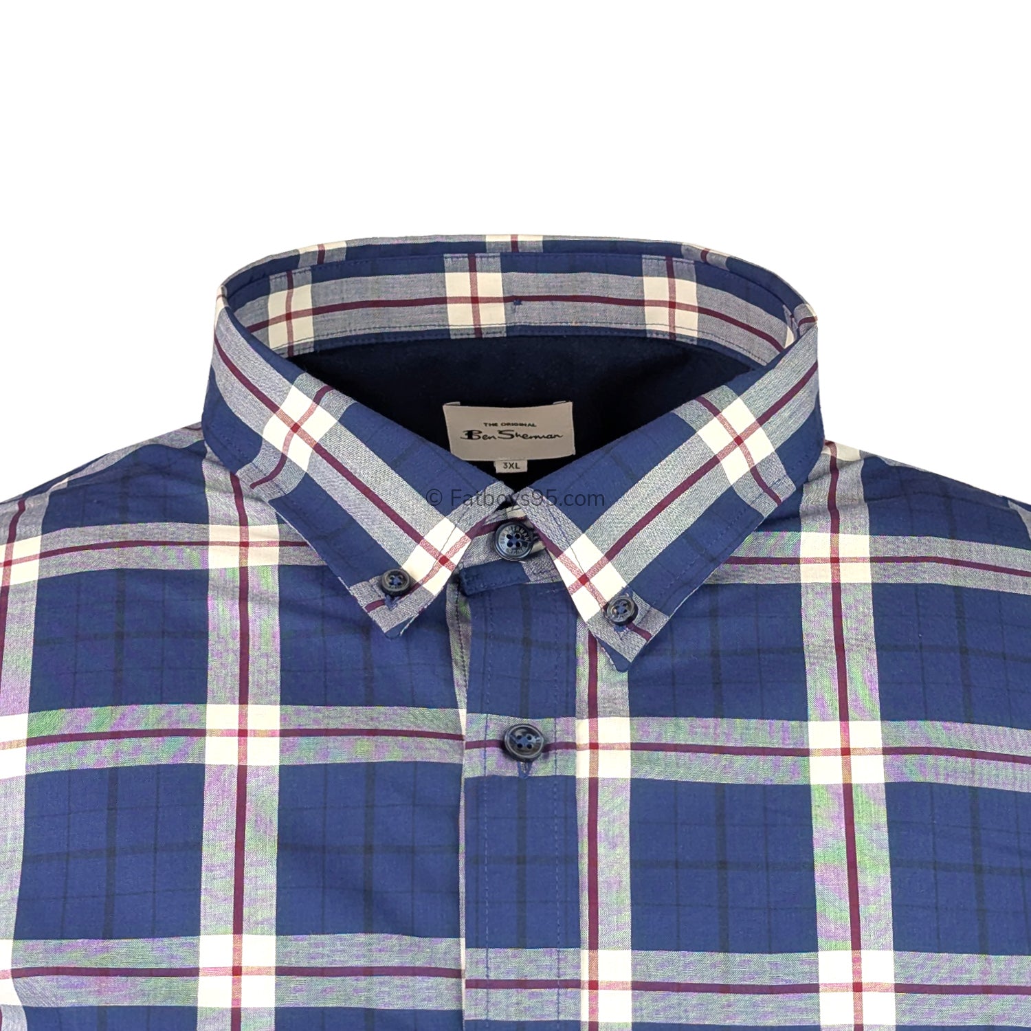 Ben Sherman L/S Shirt - 0068083IL - Royal 2