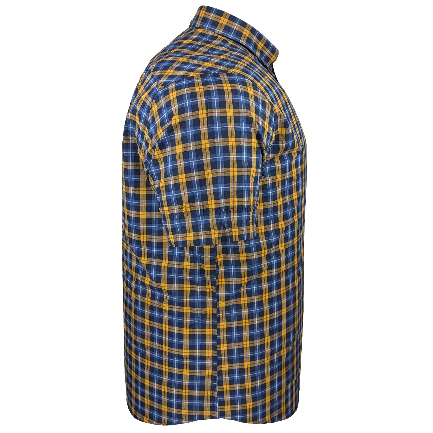 Ben Sherman S/S Gingham Check Shirt - 0071133IL - Gold 6