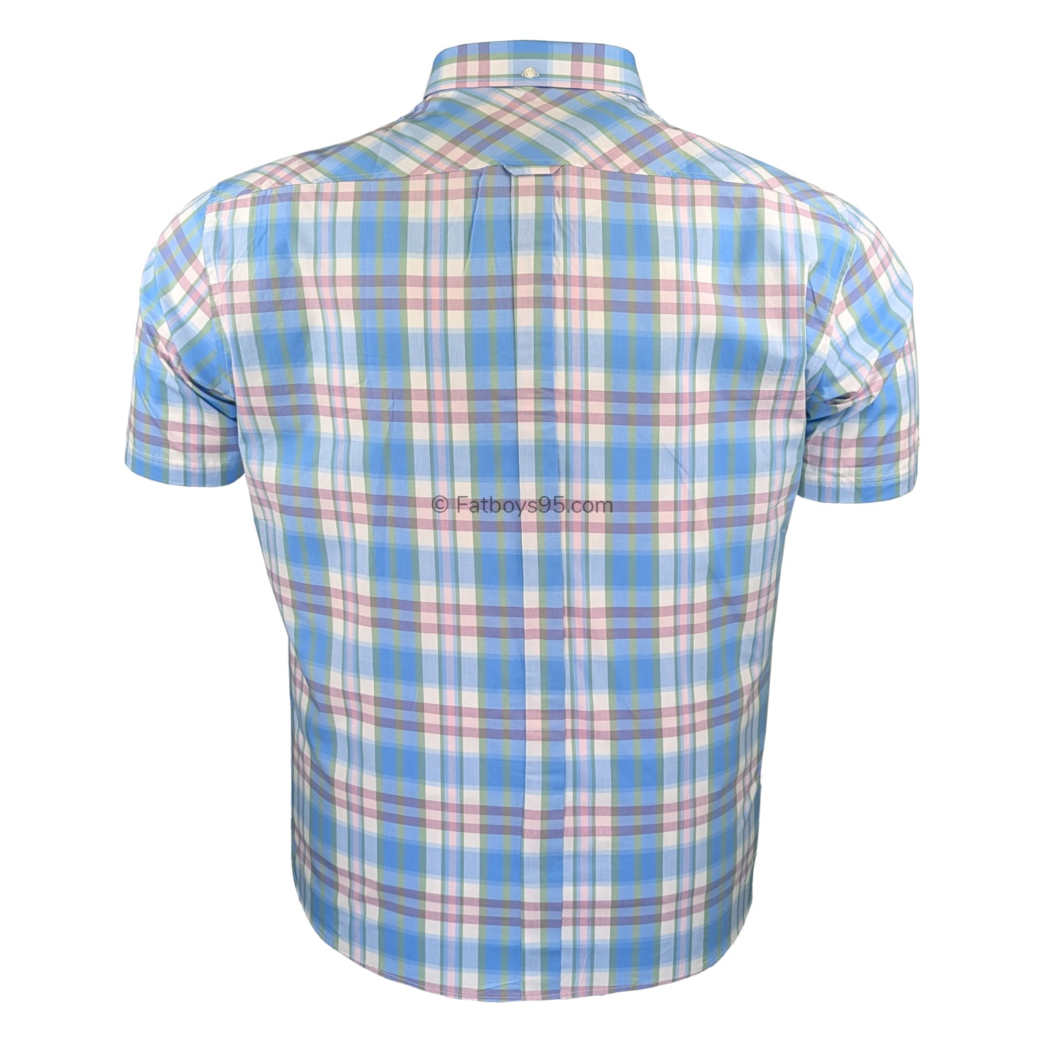 Ben Sherman Irregular Check S/S Shirt - 1012457IL - Glacier 3