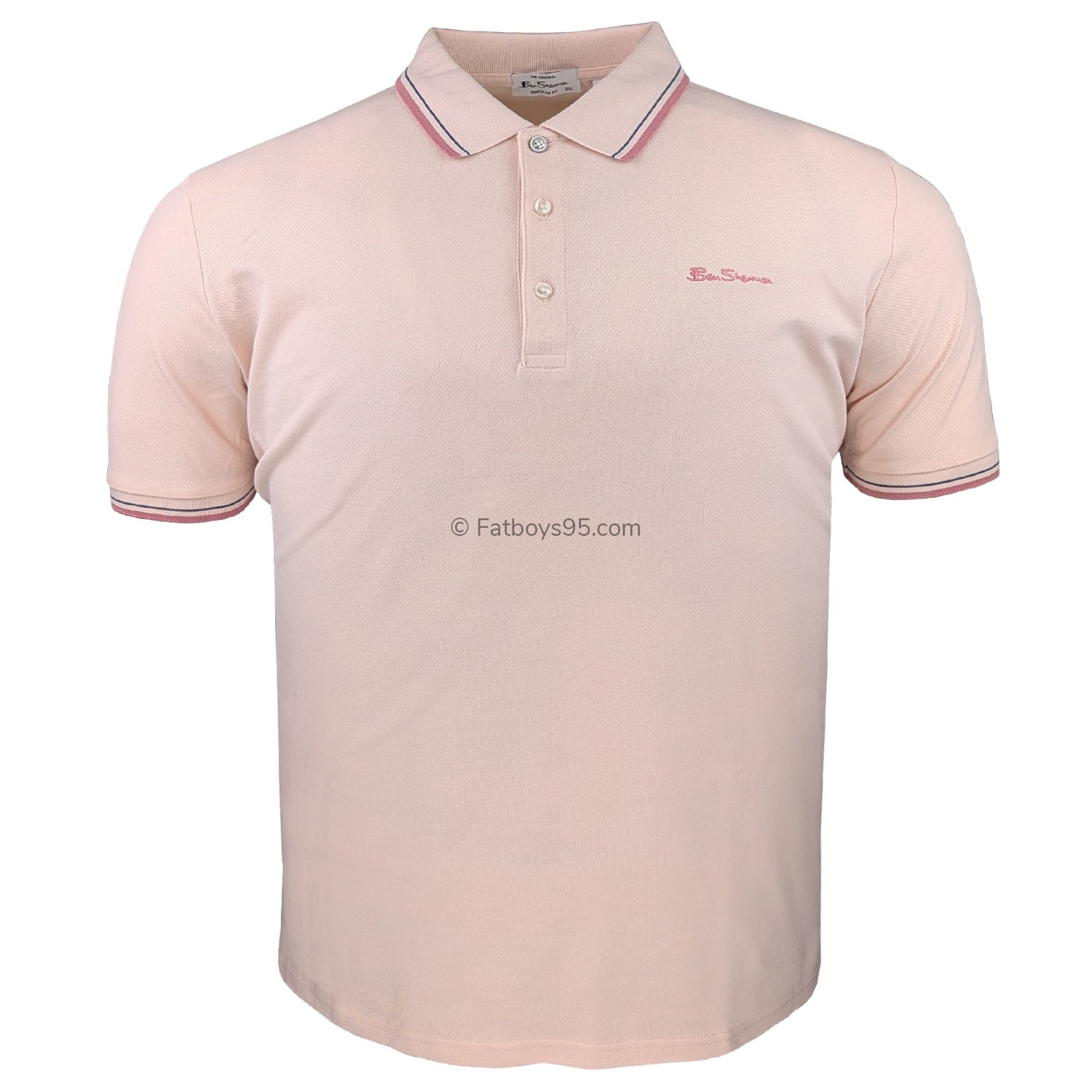 Ben Sherman Signature Polo - 1012790IL - Blush Pink 1