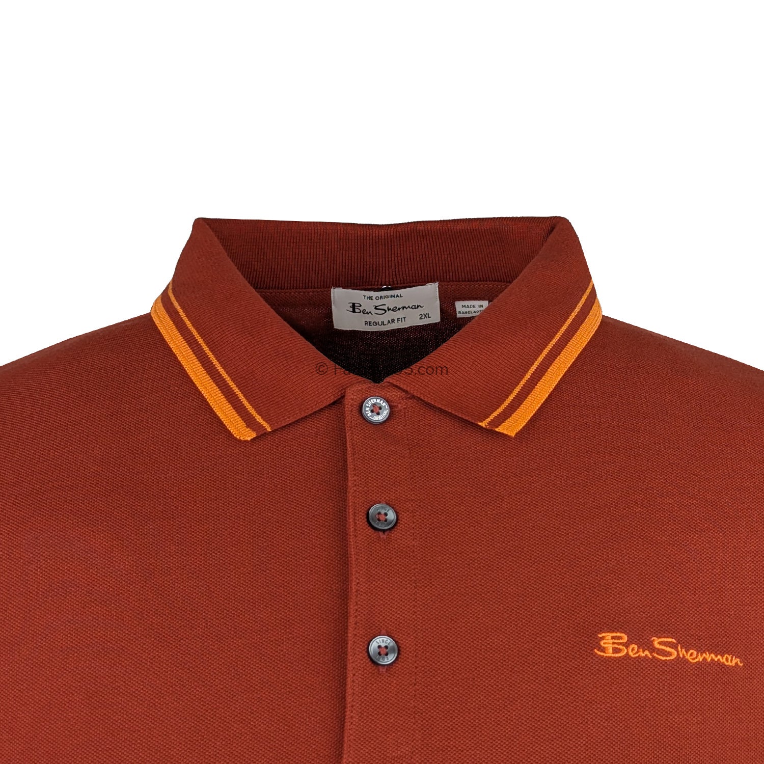 Ben Sherman Signature Polo - 1012790IL - Burnt Orange 2