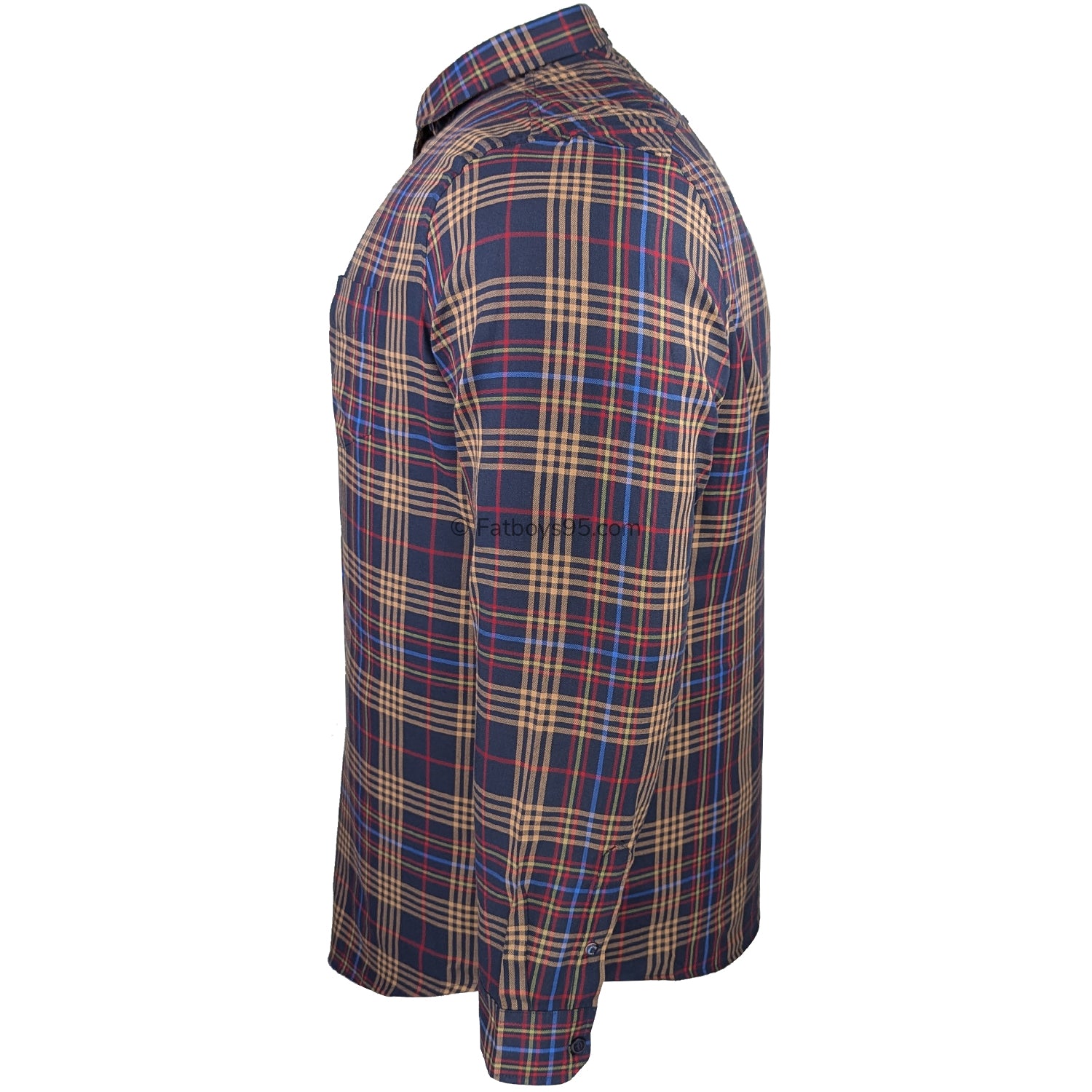 Ben Sherman Multi Check L/S Shirt - 1013099IL - Dark Navy 5