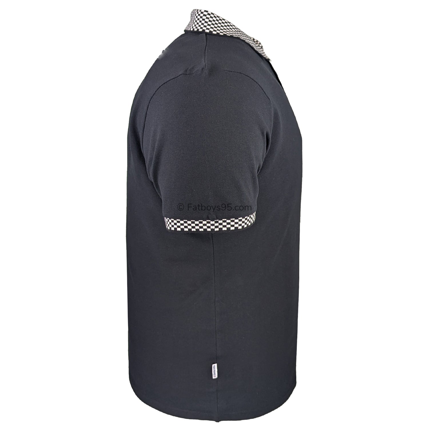 Lambretta Two Tone Polo - LB1029 - Black 6