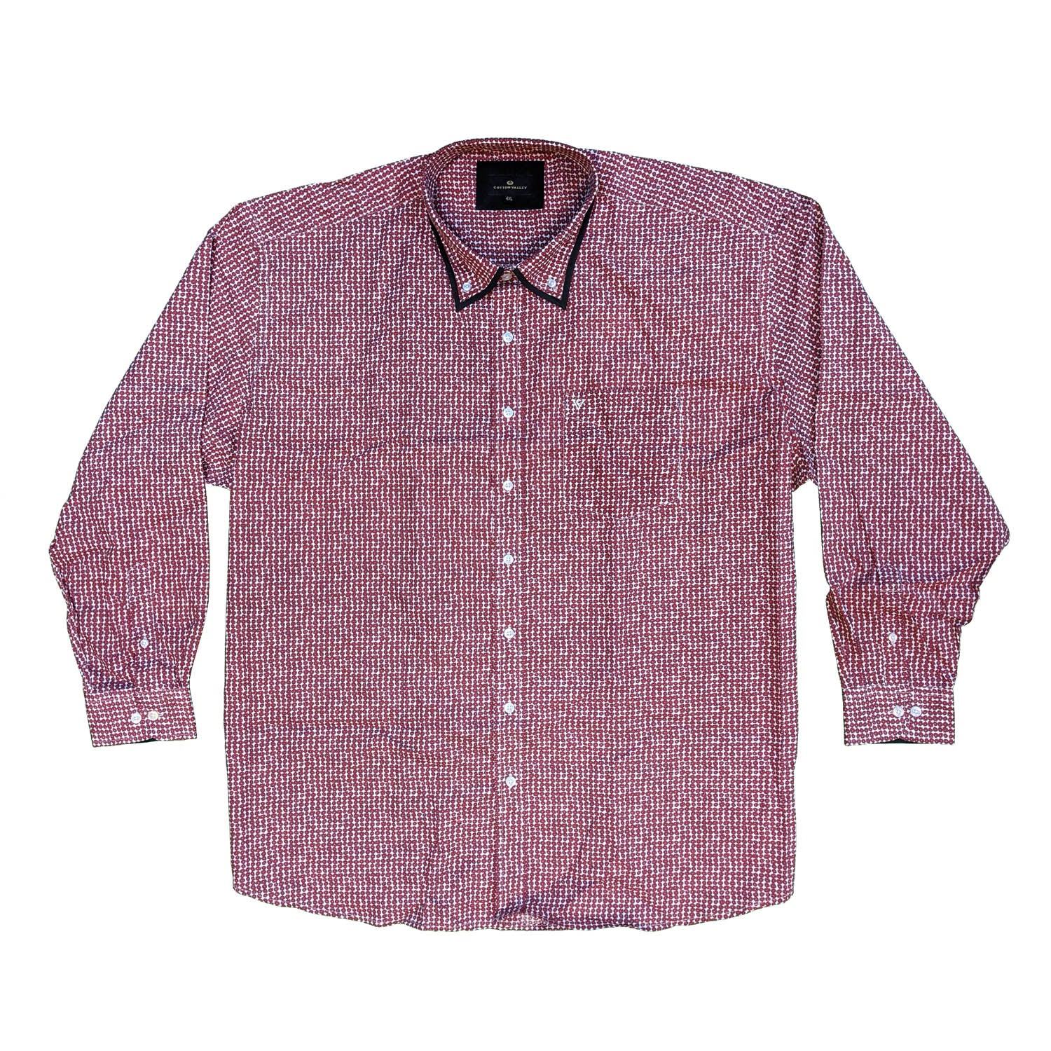 Cotton Valley L/S Shirt - 15618 - Red