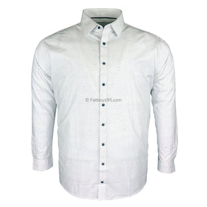 Double Two Dotted L/S Shirt - GS4212 - White 2