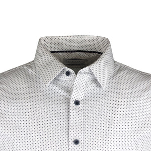Double Two Dotted L/S Shirt - GS4212 - White 3