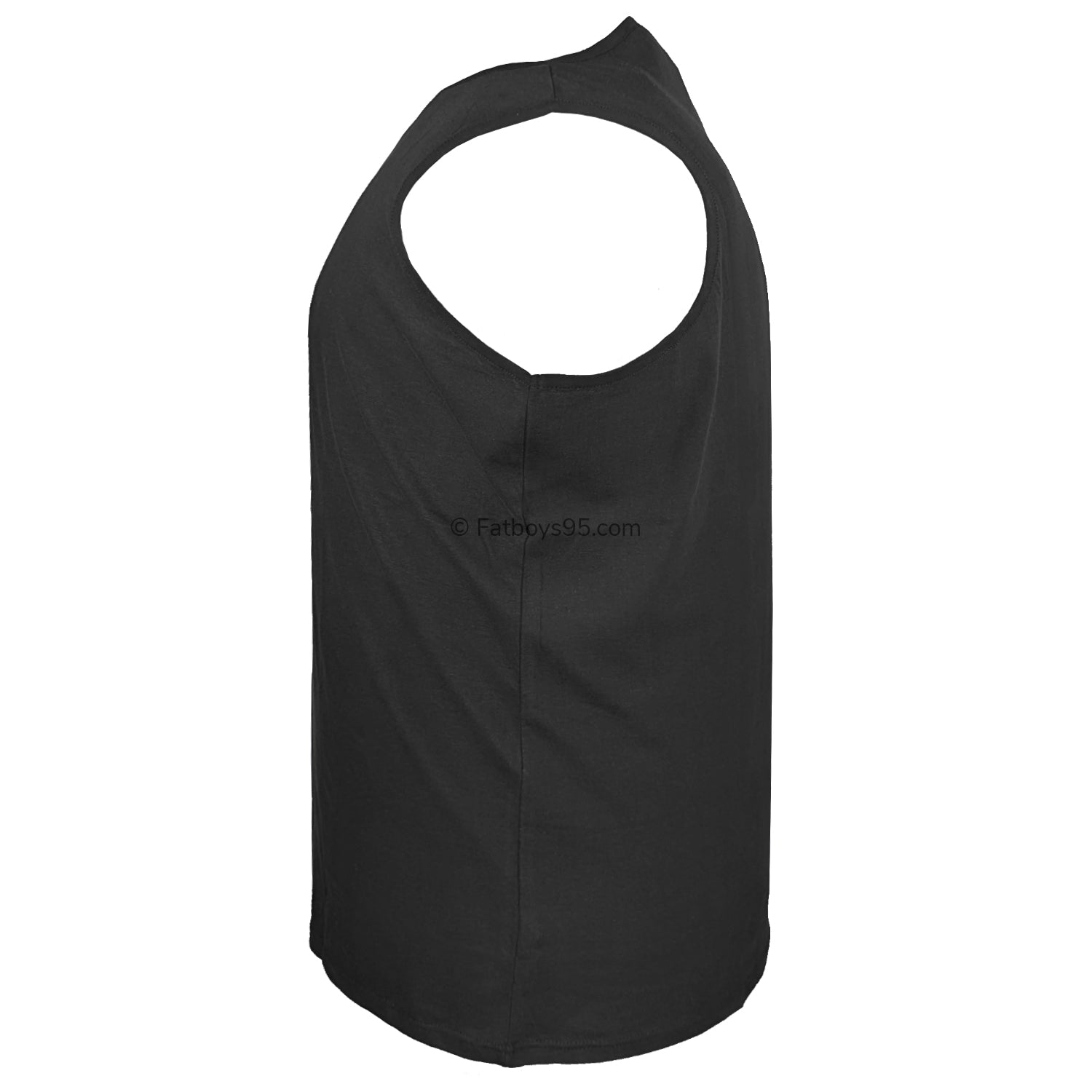 D555 Muscle Back Vest - KS16584 - Fabio - Black 4