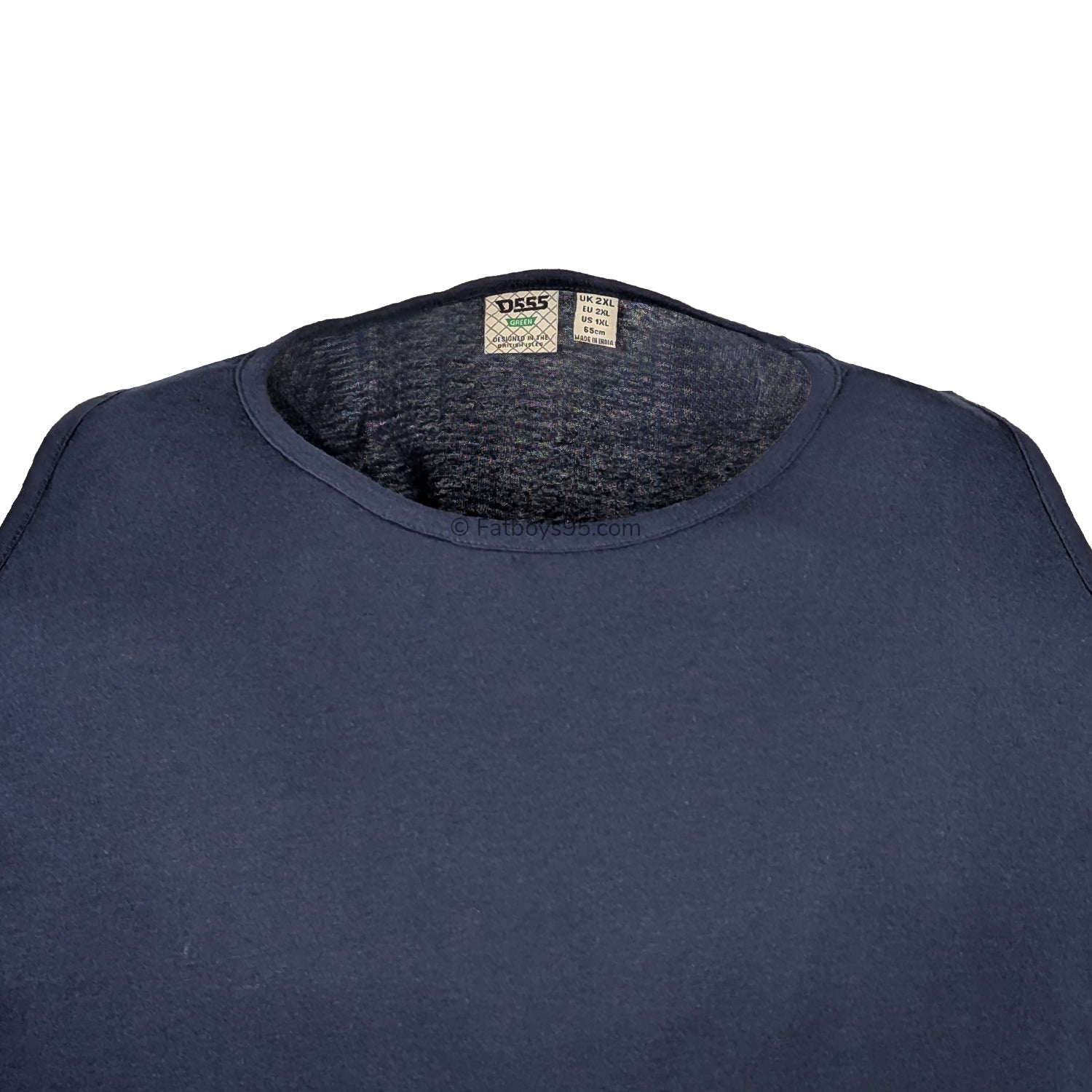 D555 Muscle Back Vest - KS16584 - Fabio - Navy 2