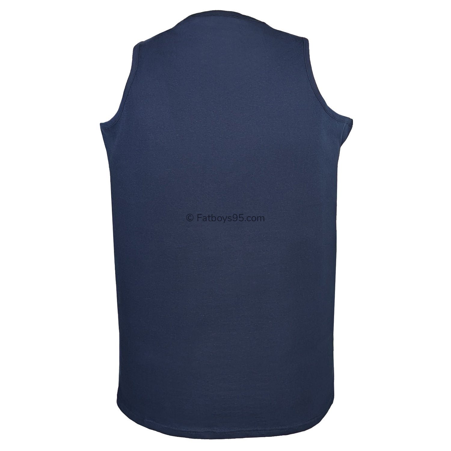 D555 Muscle Back Vest - KS16584 - Fabio - Navy 3
