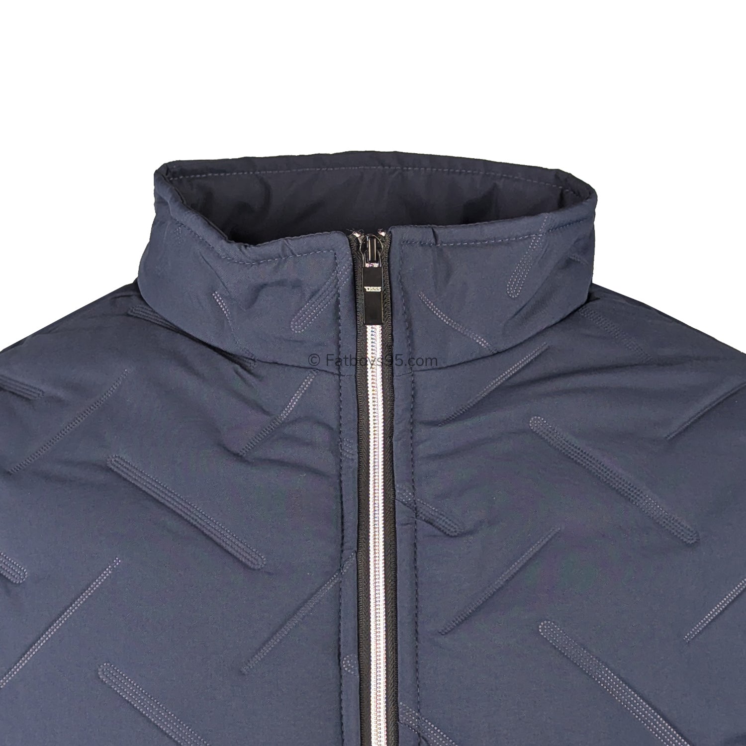 D555 Puffer Jacket with Sherpa Lining - Gainsborough (301811) - Navy 4