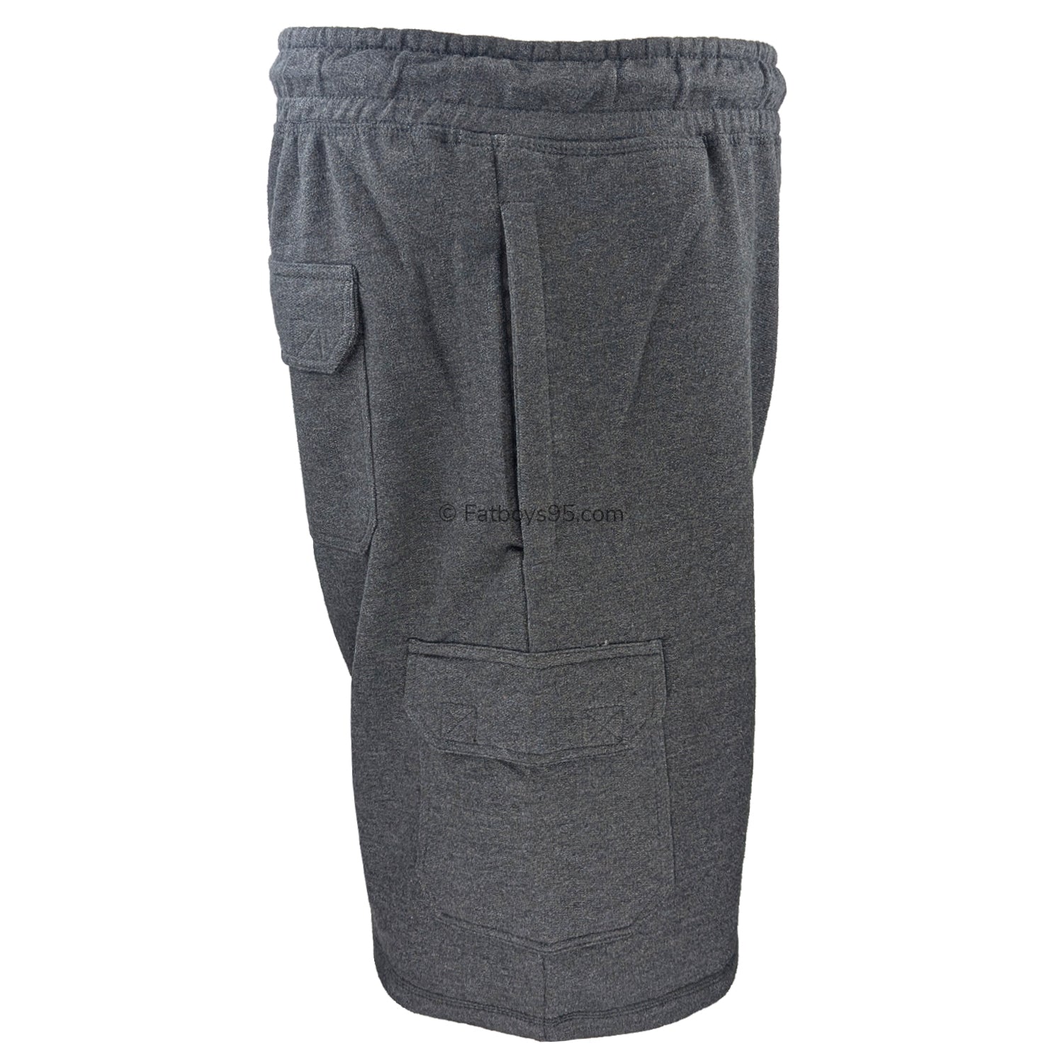 D555 Jersey Cargo Shorts - John (KS2030) - Grey Marl 6