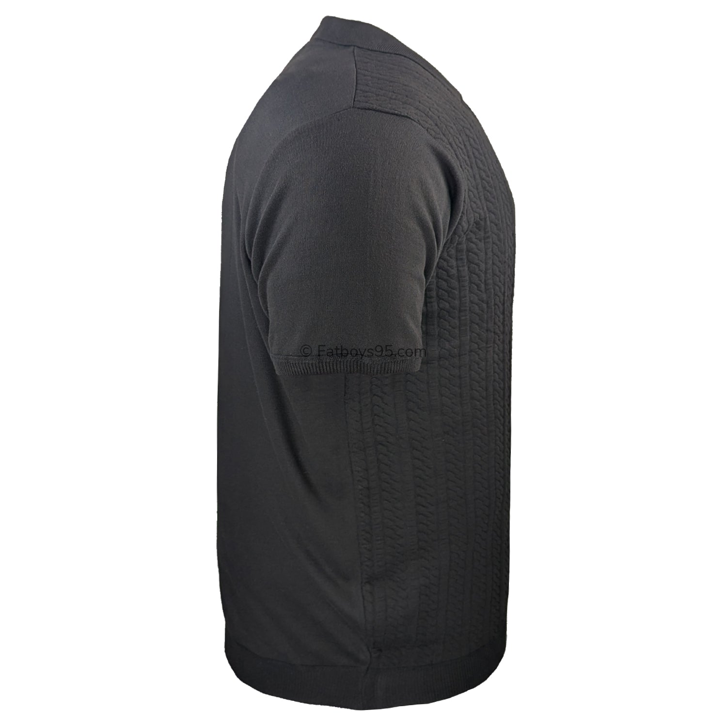 D555 1/4 Zip Polo - Kennedy (611911) - Black 6