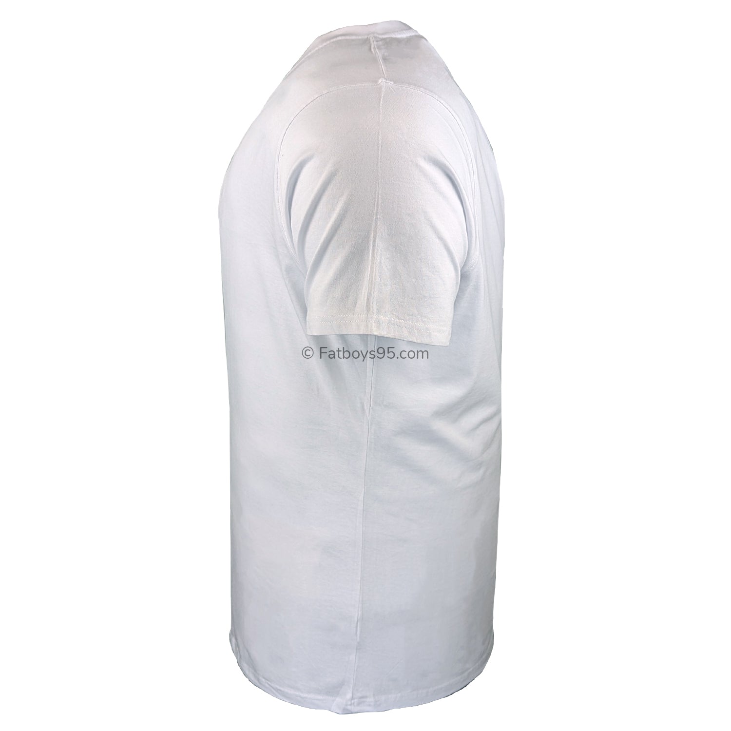 D555 Plain V Neck T-Shirt - KS16582 - White 4