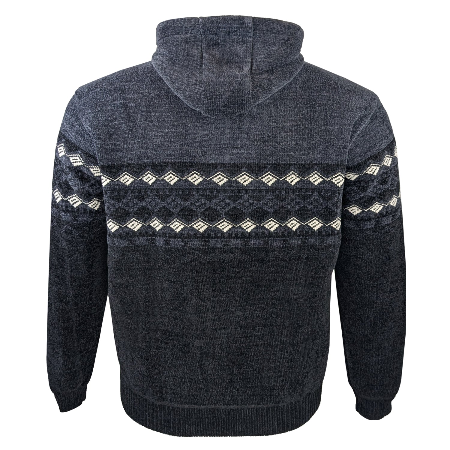 D555 Knitted Full Zip Hoody - Lance (802008) - Black 3