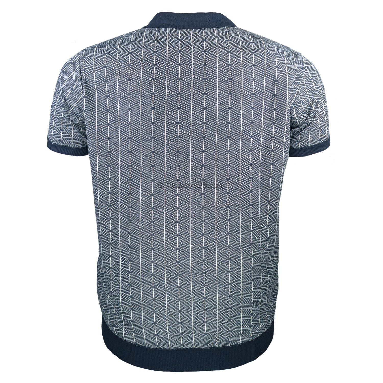 D555 1/4 Zip Polo - Perry (611910) - Navy 3