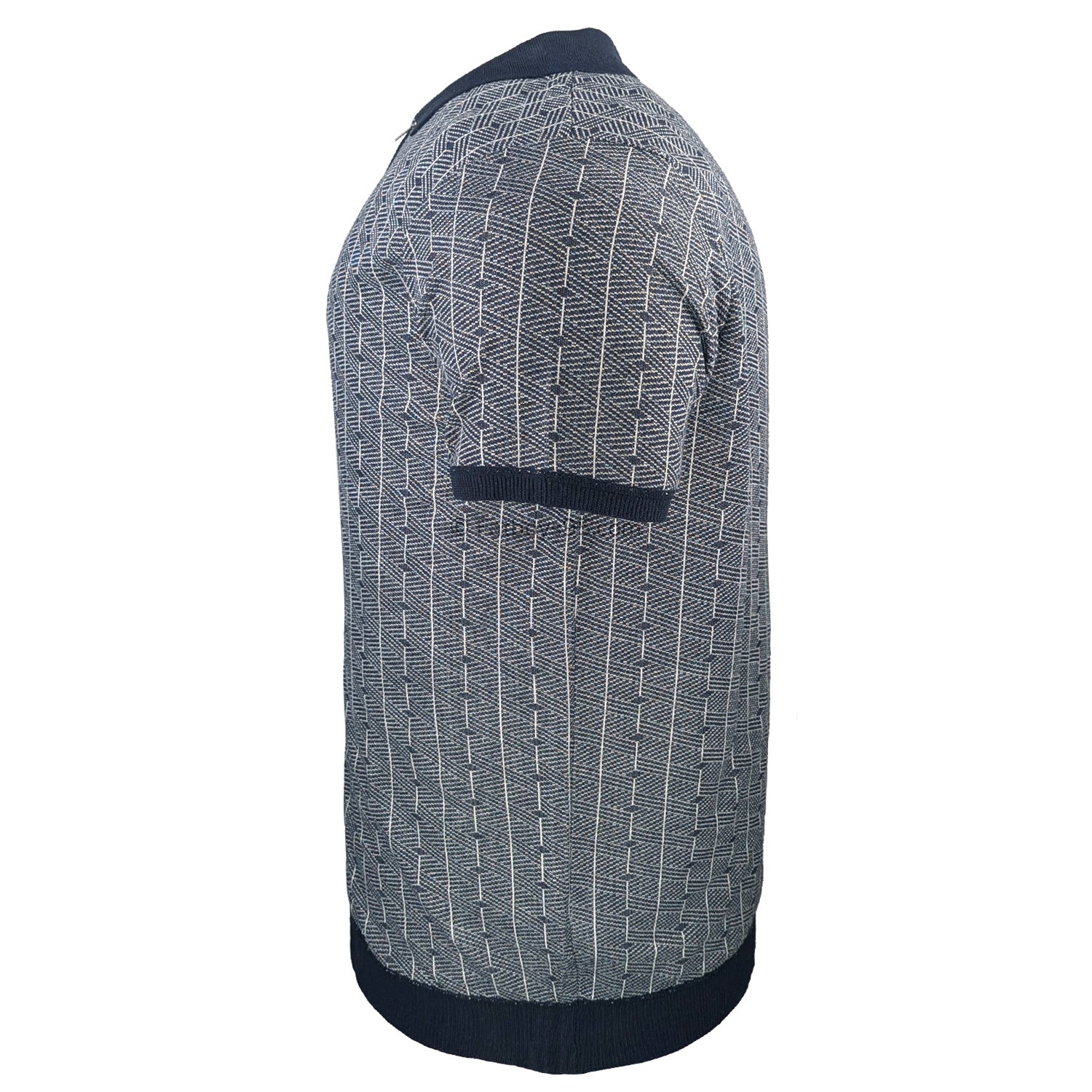 D555 1/4 Zip Polo - Perry (611910) - Navy 4