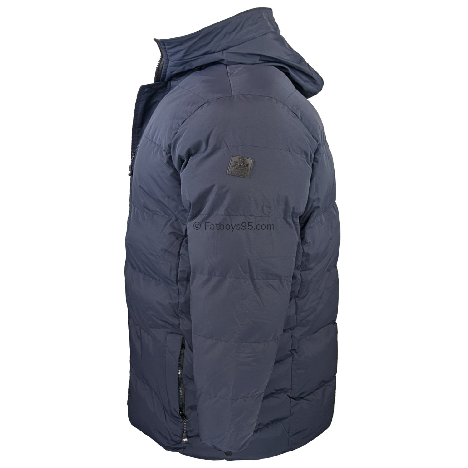 D555 Quilted Padded Jacket - Tanner (302010) - Navy 4