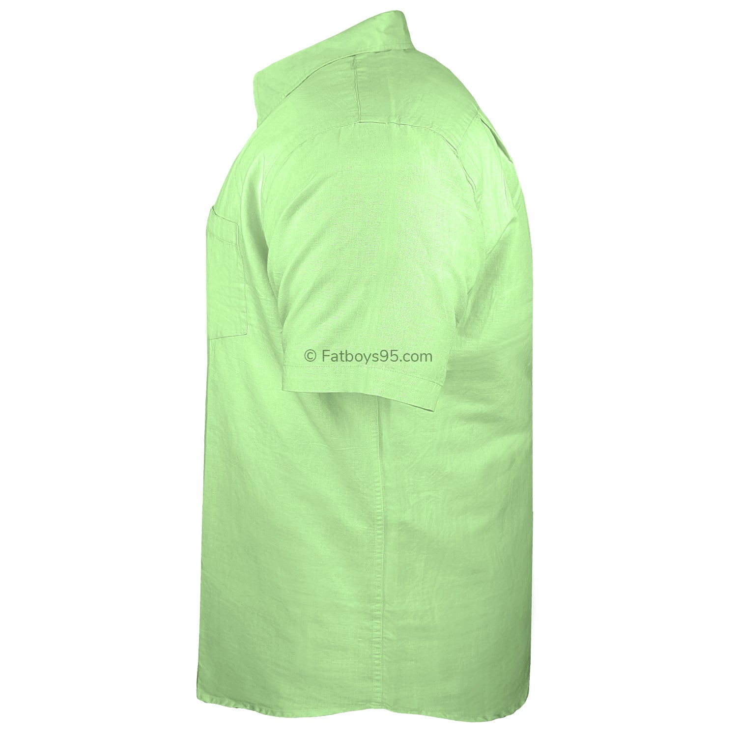 Ed Baxter Linen S/S Shirt- EB155 - Mint 3