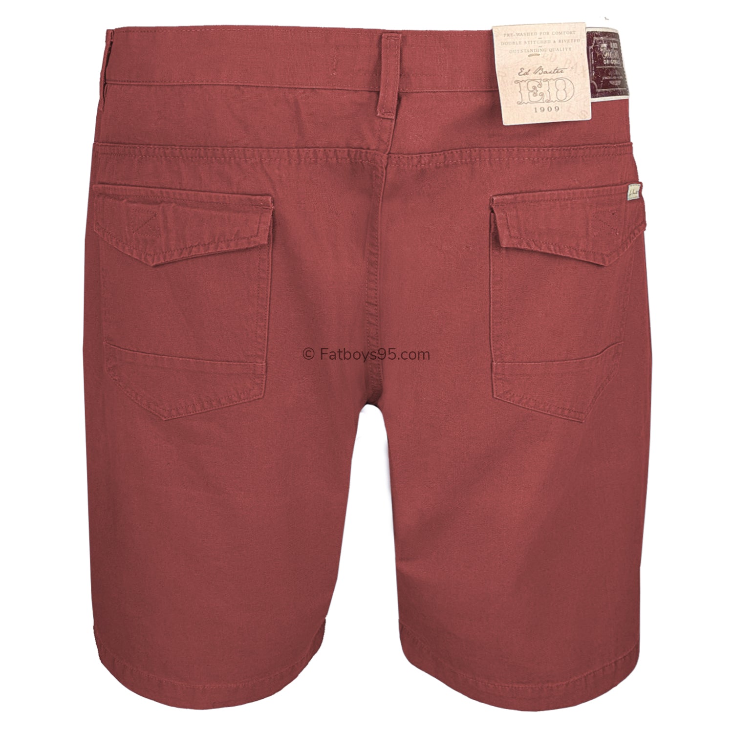 Ed Baxter Canvas Shorts - EB317 - Jose - Henna 5