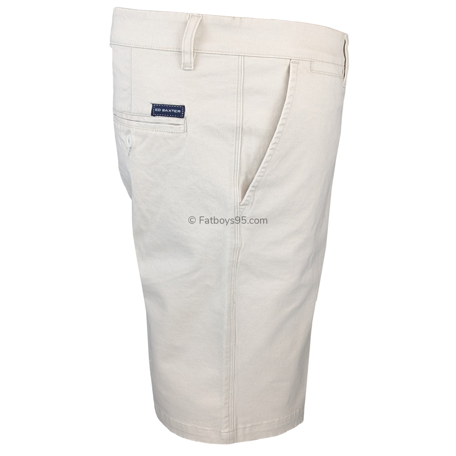 Ed Baxter Stretch Underbelly Shorts - EB479 - Brett - Cream 7