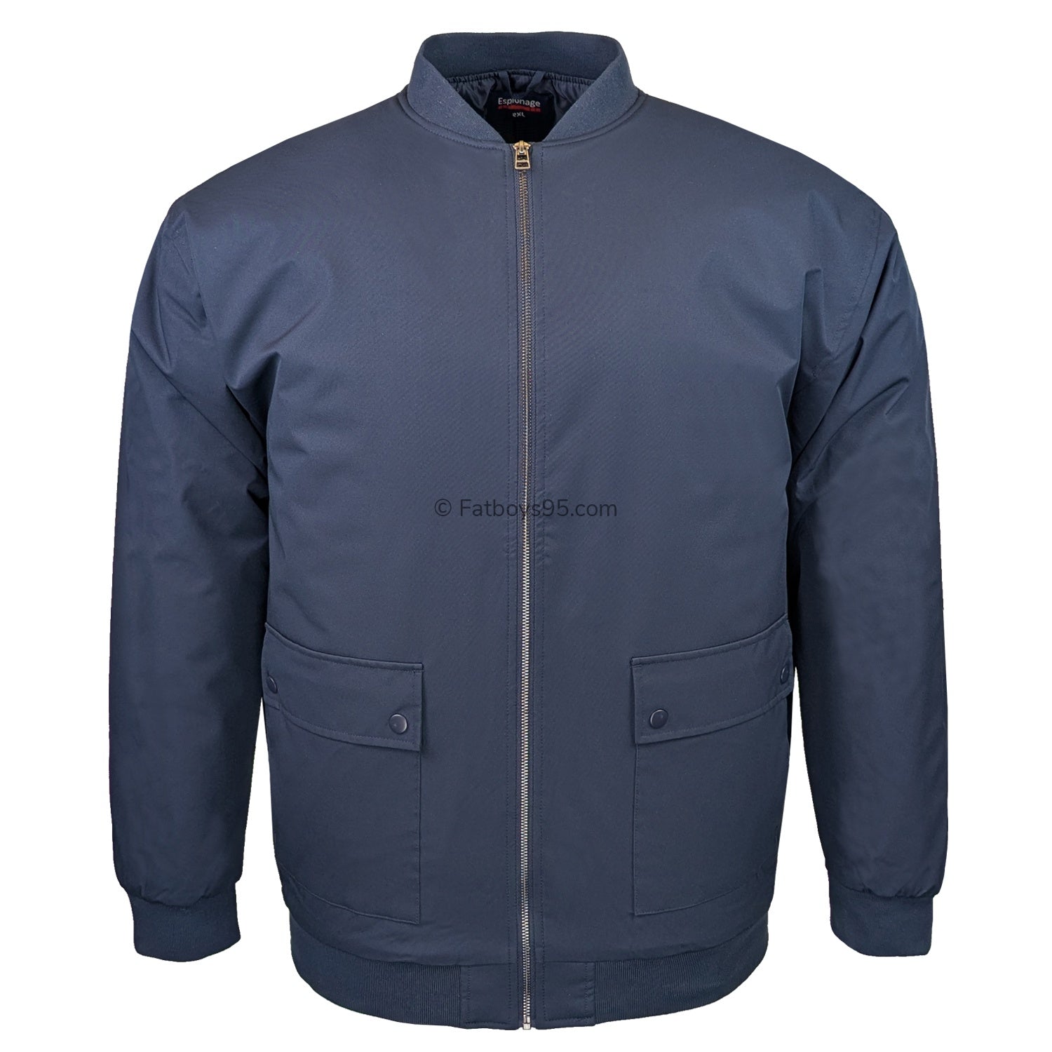 Espionage Padded Oxford Jacket - JT125 - Navy 1