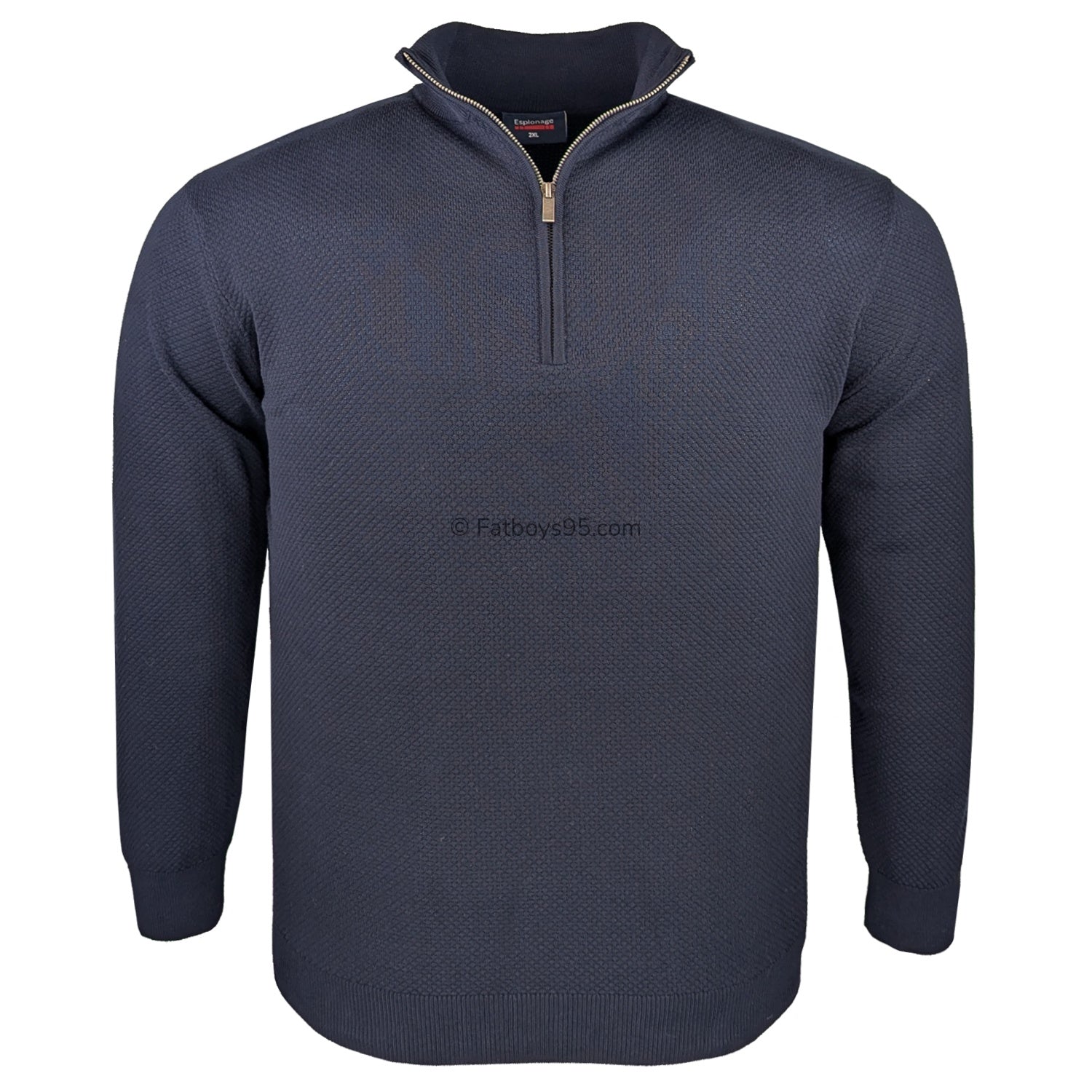 Espionage 1/4 Zip Jumper - KW077 - Navy 1
