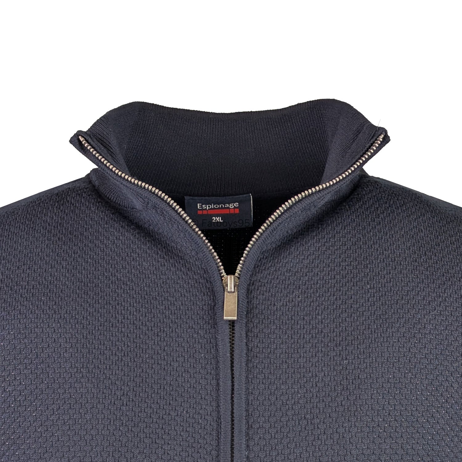 Espionage 1/4 Zip Jumper - KW077 - Navy 2