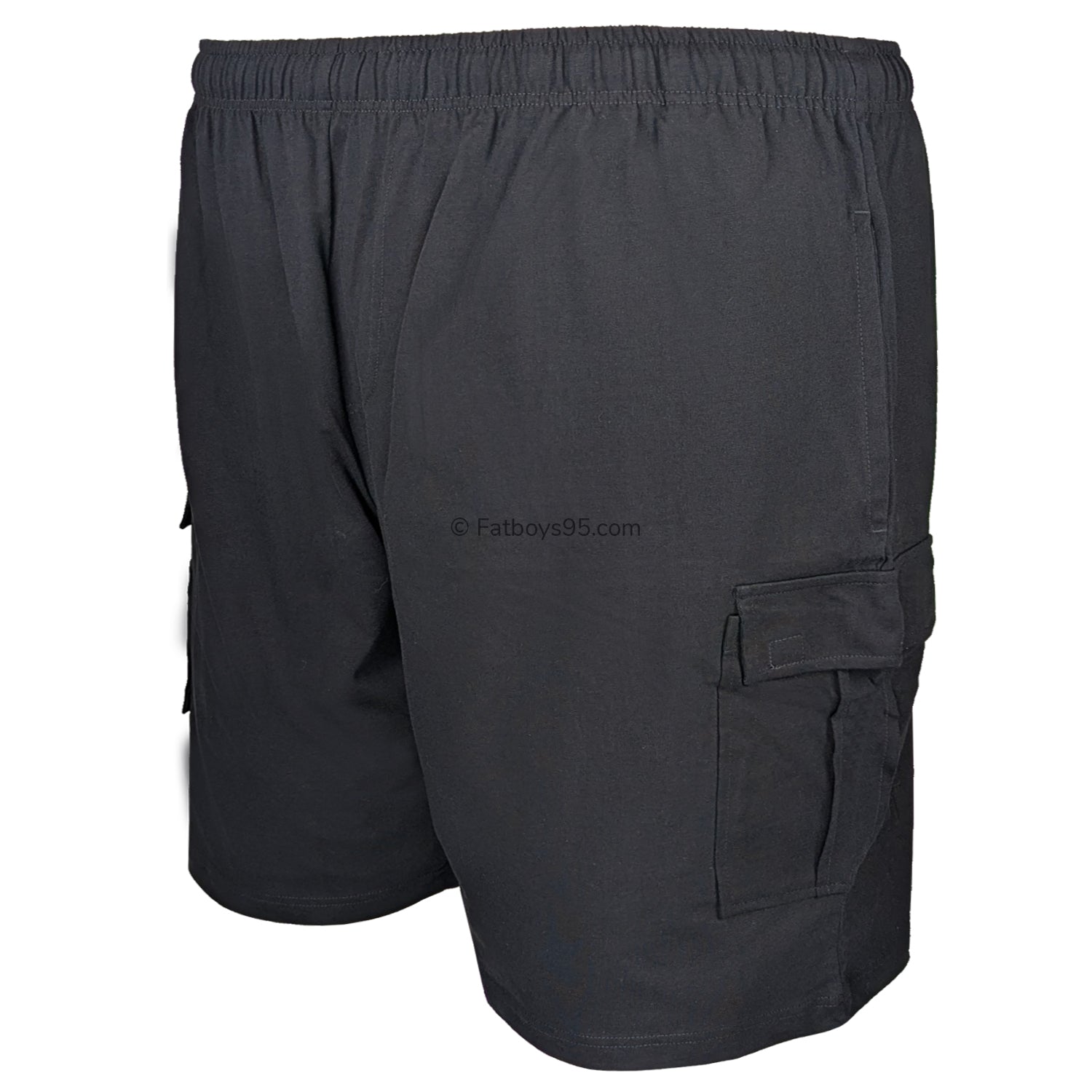 Espionage Jersey Cargo Shorts - LW115 - Black 2