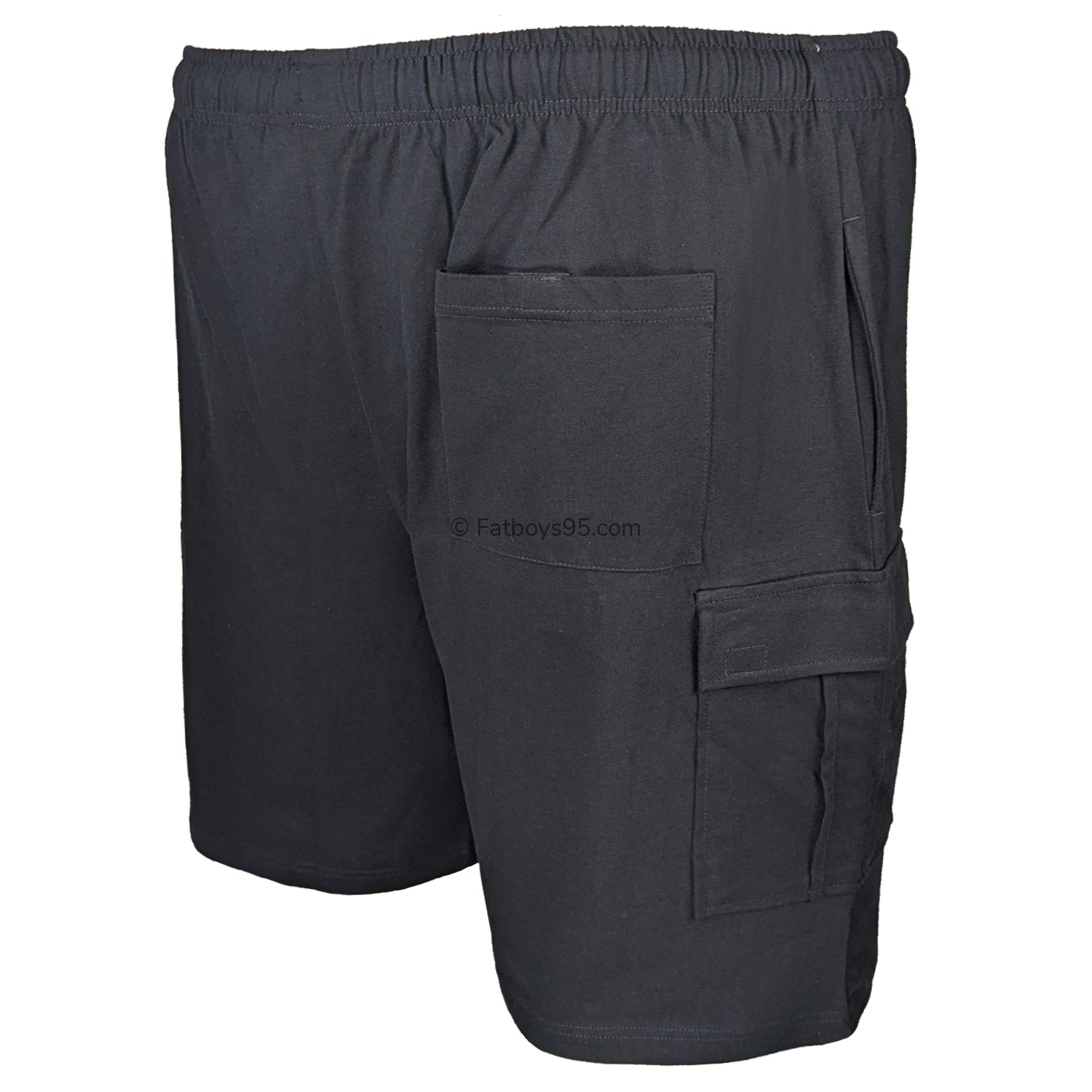 Espionage Jersey Cargo Shorts - LW115 - Black 5