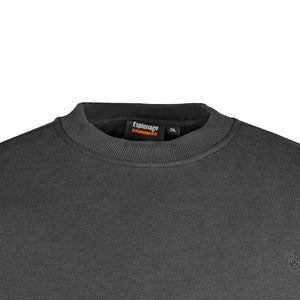 Espionage Cut & Sew Sweatshirt - LW152 - Black 2