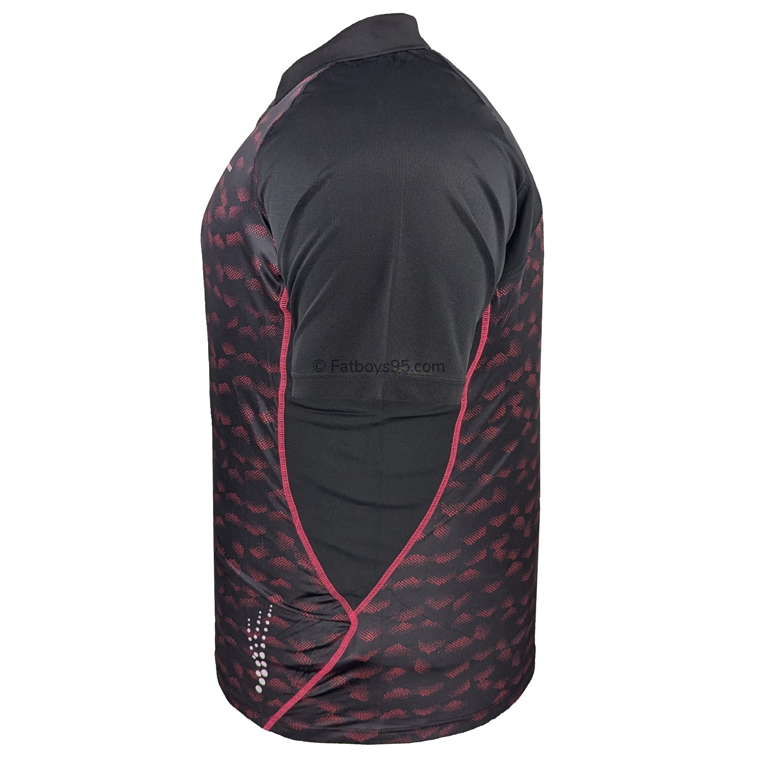 Espionage Performance Polo - LW156 - Black / Red 4