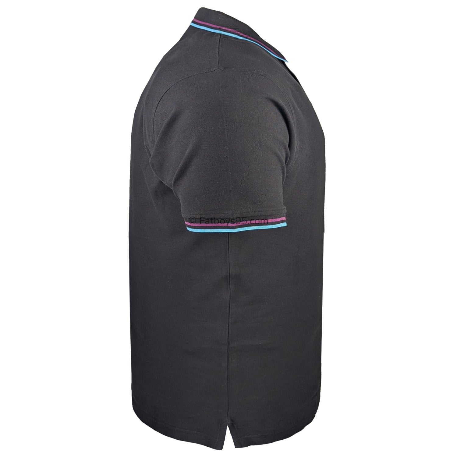 Espionage Tipped Pique Polo - P229 - Black 5