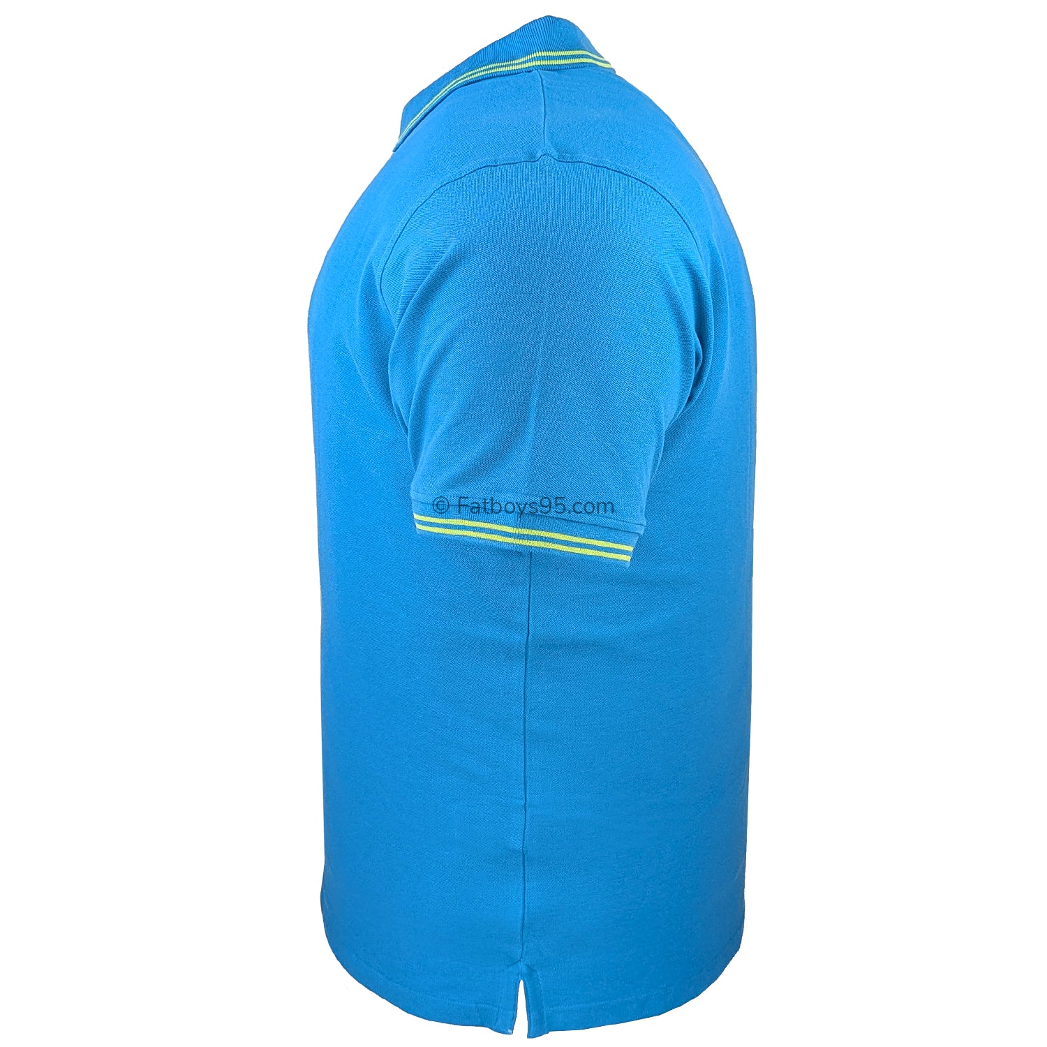 Espionage Tipped Pique Polo - P232 - Turquoise 4