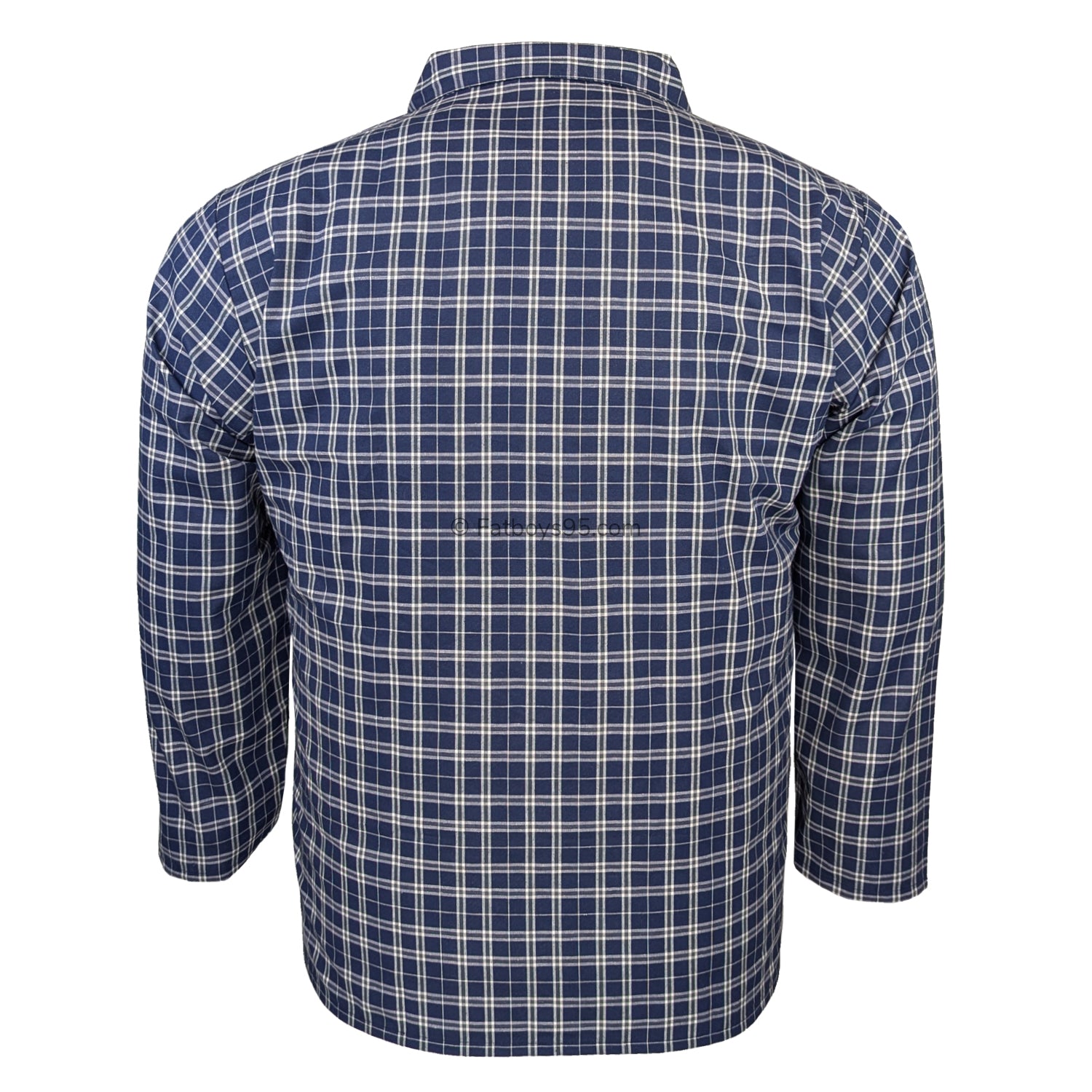 Espionage Traditional PJs (Shirt & Trousers) - PJ156 - Navy Check 4