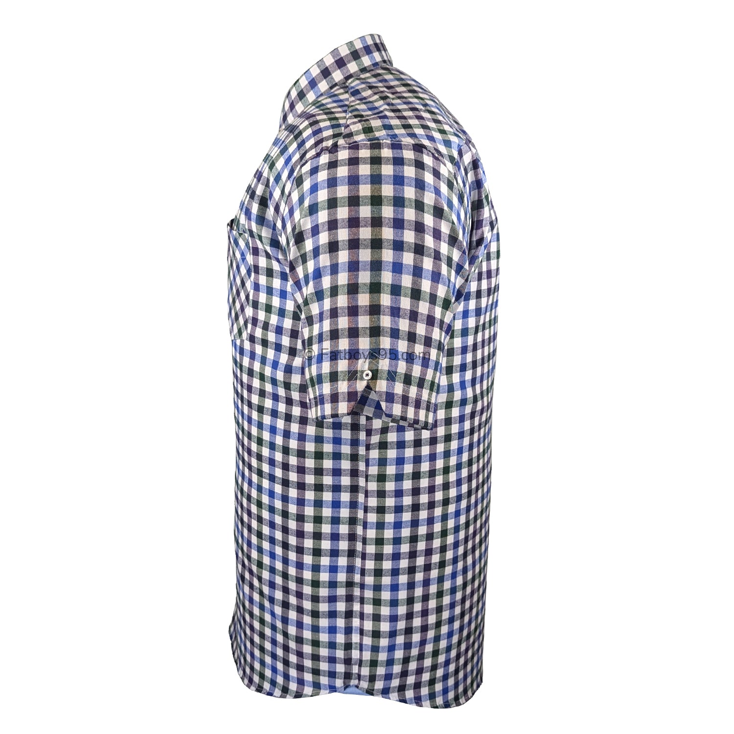 Espionage Check S/S Shirt - SH376 - Royal / Purple / Bottle 5