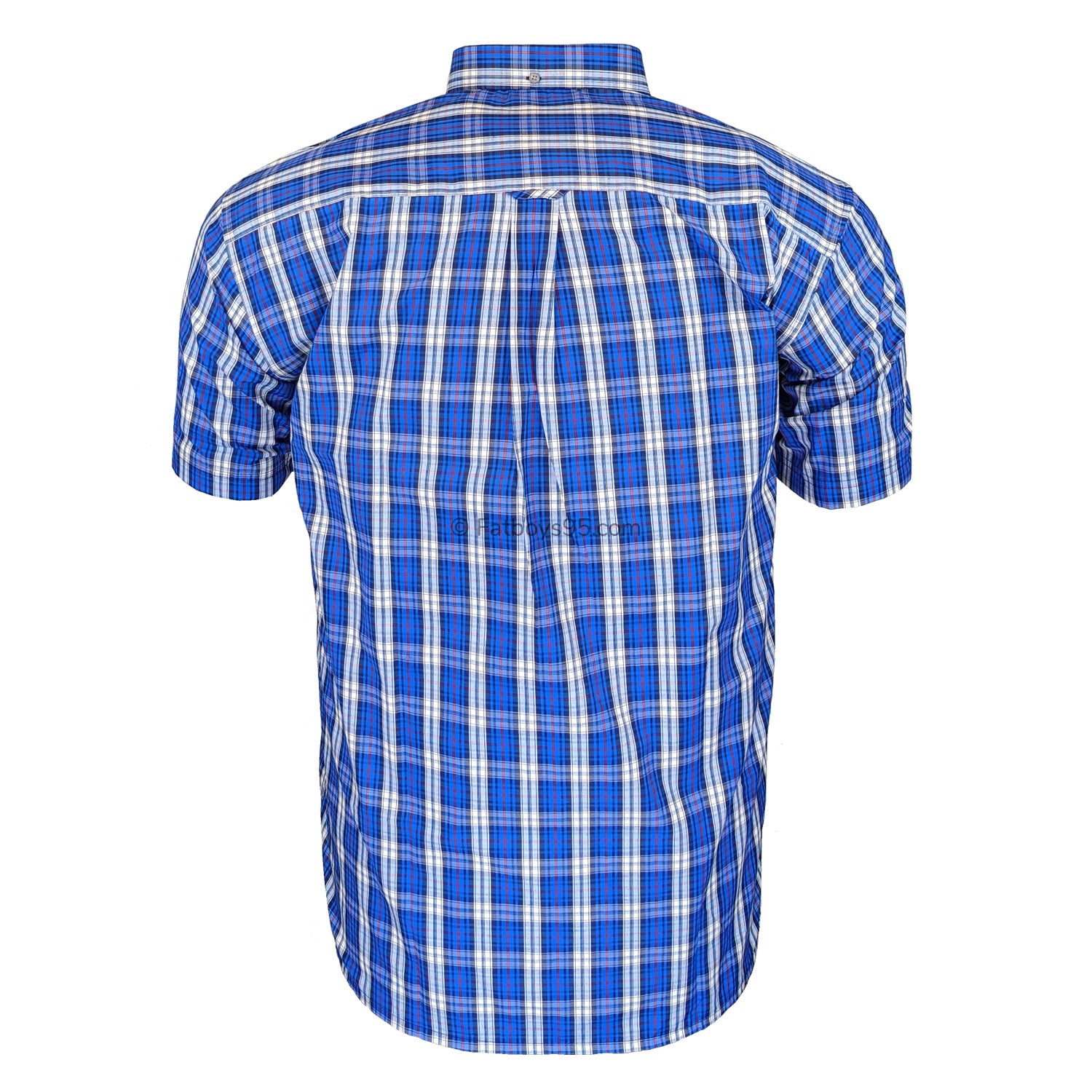 Espionage S/S Shirt - SH383 - Royal / White 3