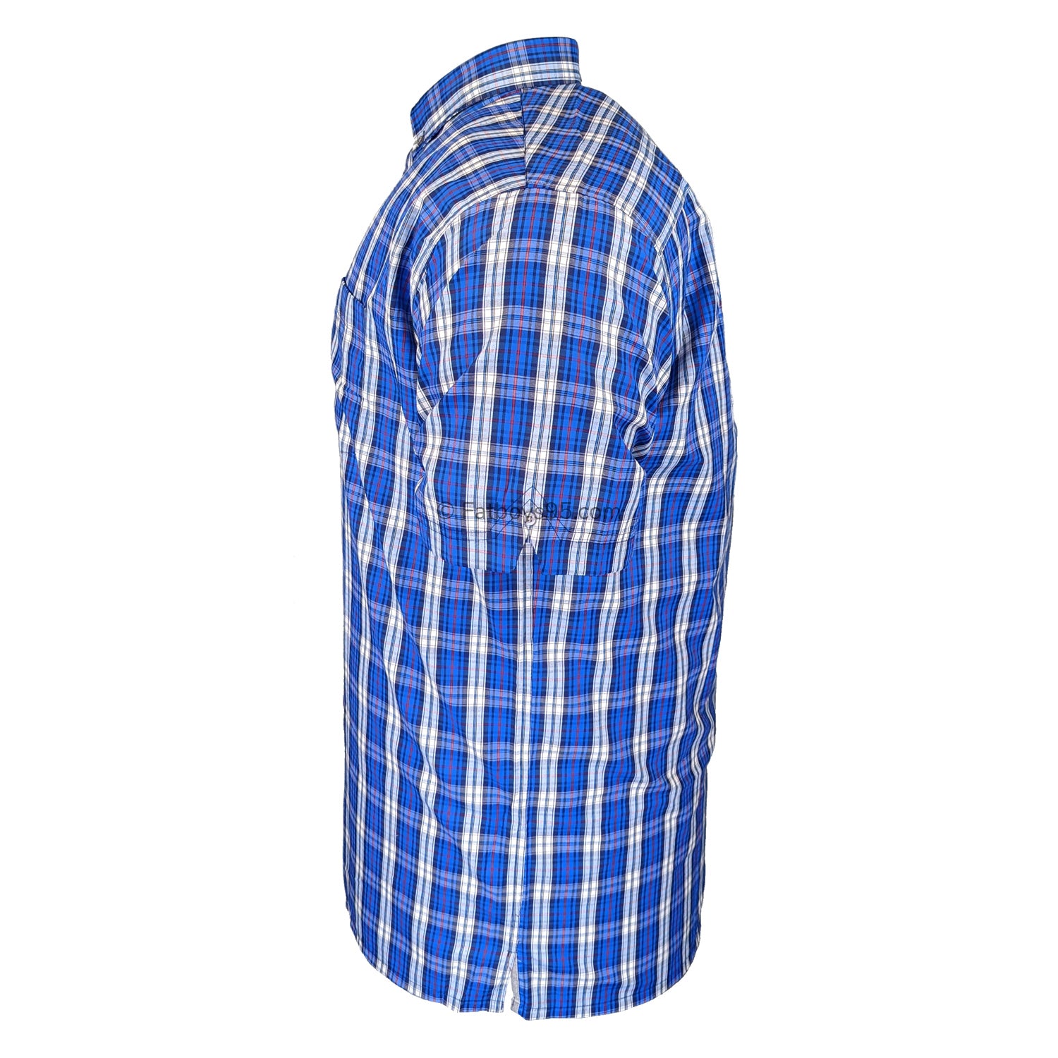 Espionage S/S Shirt - SH383 - Royal / White 4