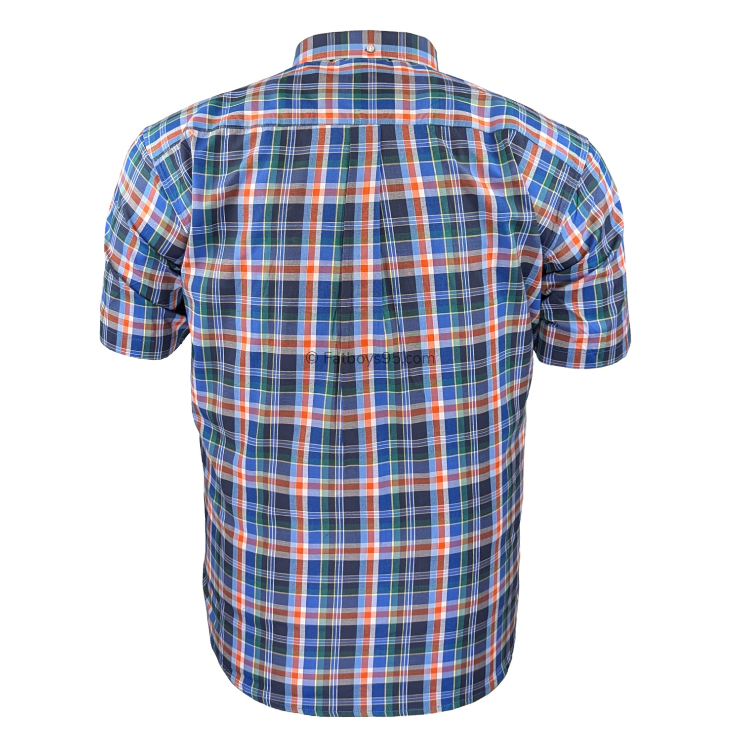 Espionage Check S/S Shirt - SH436 - Blue 3