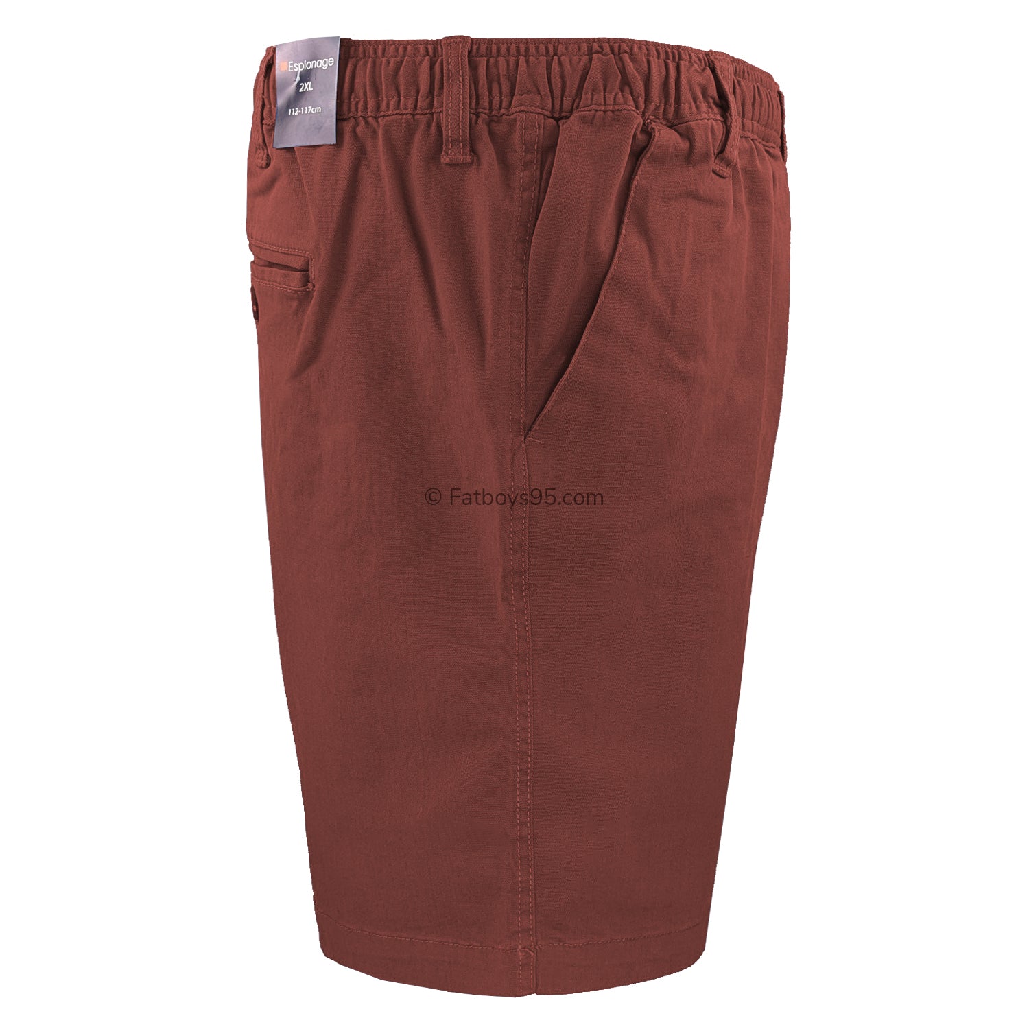 Espionage Stretch Rugby Shorts - ST019A - Brick Red 6