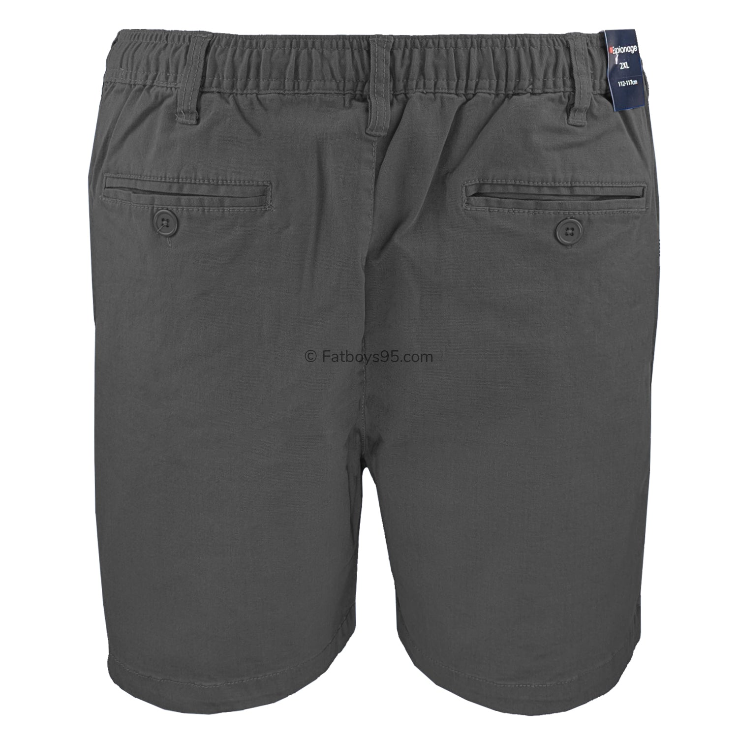 Espionage Stretch Rugby Shorts - ST019A - Charcoal 4
