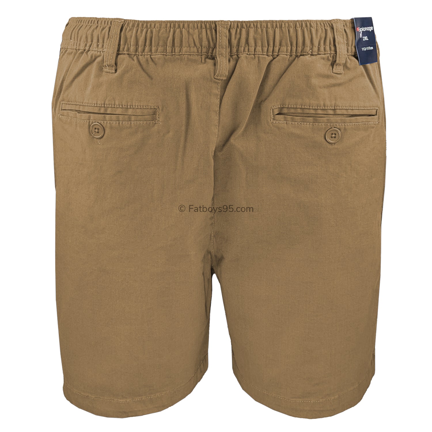 Espionage Stretch Rugby Shorts - ST019A - Dark Sand 4